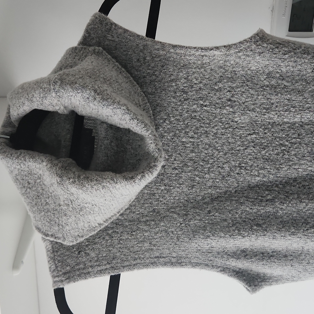Winter Workwear Grey Sleeveless Dress